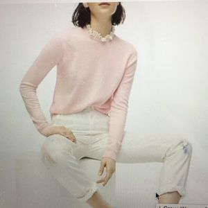 J.Crew Tippi Sweater with Lace Collar